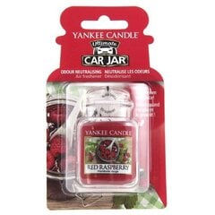 Küünal Yankee Candle Red Raspberry Ultimate Car Jar (Raspberries) - Luxury Car Tag hind ja info | Autolõhnastajad | kaup24.ee
