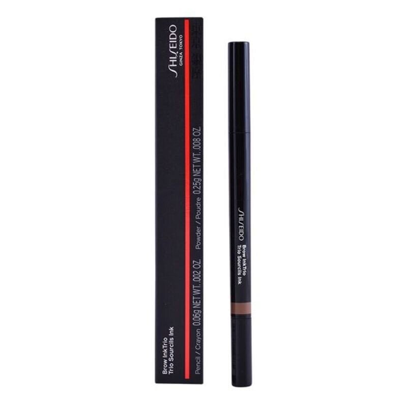 Kulmupliiats Shiseido Brow InkTrio - Eyebrow Pencil 04 Ebony #3d2b25 hind ja info | Kulmuvärvid, -pliiatsid | kaup24.ee
