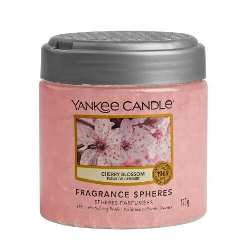 Küünal Yankee Candle Cherry Blossom Fragrance Spheres - Fragrant pearls, 170 g hind ja info | Küünlad, küünlajalad | kaup24.ee