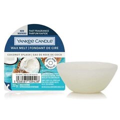 Lõhnavaha Yankee Candle Coconut Splash Wax Melt - Aromatic wax for aroma lamps, 22 g цена и информация | Подсвечники, свечи | kaup24.ee