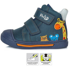 Детские кожаные ботинки для мальчиков Ponte20.DA03-1-587.Royal Blue. цена и информация | Ботинки детские | kaup24.ee