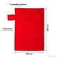 Varrukatega pleed, 155 x 220 cm, punane hind ja info | Voodikatted, pleedid | kaup24.ee