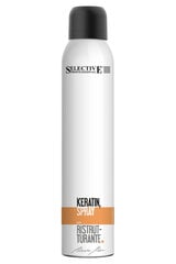 Спрей для волос мгновенного восстановления с кератином Selective Professional Keratin 150 мл цена и информация | Маски, масла, сыворотки | kaup24.ee