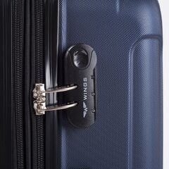 Маленький чемодан Wings 2011, 55, черный цена и информация | Чемоданы, дорожные сумки | kaup24.ee