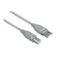 Kaabel Hama 00045023.USB-A/USB-B; 5m, hall цена и информация | Kaablid ja juhtmed | kaup24.ee