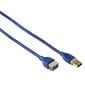 USB kaabli pikendus Hama 00039674 USB 3.0, 1.8m, sinine цена и информация | Kaablid ja juhtmed | kaup24.ee
