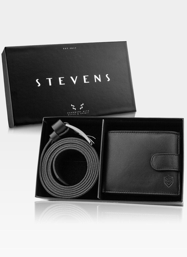 Meeste kinkekomplekt Stevens ZB325A цена и информация | Meeste rahakotid | kaup24.ee