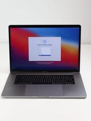 MacBook Pro 2017 Retina 15" 4xUSB-C - Core i7 2.8GHz / 16GB / 256GB SSD / INT / Space Gray (kasutatud, seisukord A) hind ja info | Sülearvutid | kaup24.ee