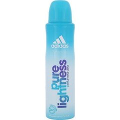 Spreideodorant Adidas Pure Lightness naistele 150 ml hind ja info | Lõhnastatud kosmeetika naistele | kaup24.ee