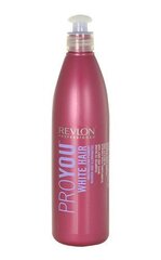 Шампунь для седых волос Revlon ProYou hite Hair Shampoo 350 мл цена и информация | Шампуни | kaup24.ee