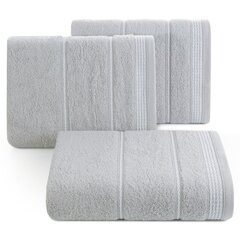 Puuvillane halli värvi rätik, 30x50 cm. hind ja info | Rätikud, saunalinad | kaup24.ee