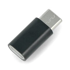 Adapter microUSB - USB C hind ja info | USB jagajad, adapterid | kaup24.ee