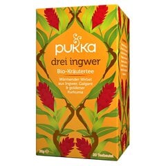 Чай согревающий Три имбиря, органический, Pukka, 20 шт. цена и информация | Чай | kaup24.ee