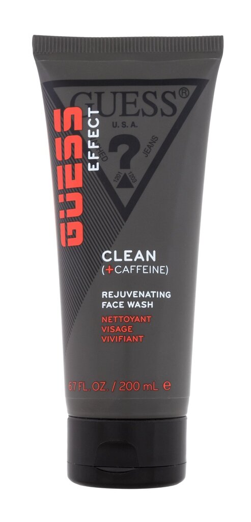 Näopuhastusvahend meestele Guess Effect Clean Rejuvenating, 200 ml цена и информация | Näopuhastusvahendid | kaup24.ee