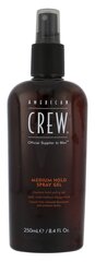 Жидкий гель для волос для мужчин American Crew Classic Medium Hold Spray Gel, 250 мл цена и информация | Средства для укладки волос | kaup24.ee