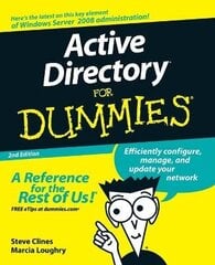 Active Directory For Dummies 2E 2Nd Edition hind ja info | Võõrkeele õppematerjalid | kaup24.ee