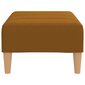 vidaXL jalapink, pruun, 78 x 56 x 32 cm, samet hind ja info | Kott-toolid, tumbad, järid | kaup24.ee