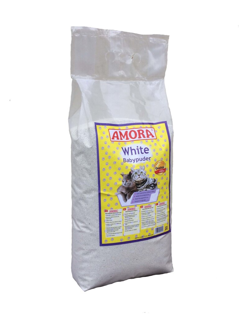 Bentoniit kassiliiv AMORA Baby Powder 8L hind ja info | Kassiliiv | kaup24.ee