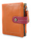 Naiste nahast rahakott Visconti M77, oranž hind ja info | Naiste rahakotid | kaup24.ee