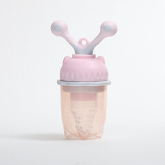 Силиконовый ниблер для кормления малыша, розовый цена и информация | Детская посуда, контейнеры для молока и еды | kaup24.ee