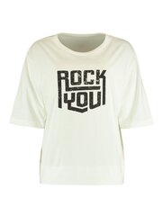 HAILYS NAISTE T-SÄRK Rock You LANIA TS*01, valge 4067218149200 цена и информация | Женские футболки | kaup24.ee