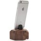 Laadimisjaam Woodcessories eco182 sobib Apple iPhone 6 / 7 / 8 / X, tume цена и информация | Mobiiltelefonide laadijad | kaup24.ee