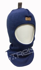 Шапка-шлем KIVAT для детей 495*62, синяя, 6419580017904 цена и информация | Шапки, перчатки, шарфы для мальчиков | kaup24.ee
