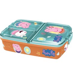 Euromic - Peppa Pig multi compartment sandwich box (088808735-13920) hind ja info | Fännitooted mänguritele | kaup24.ee