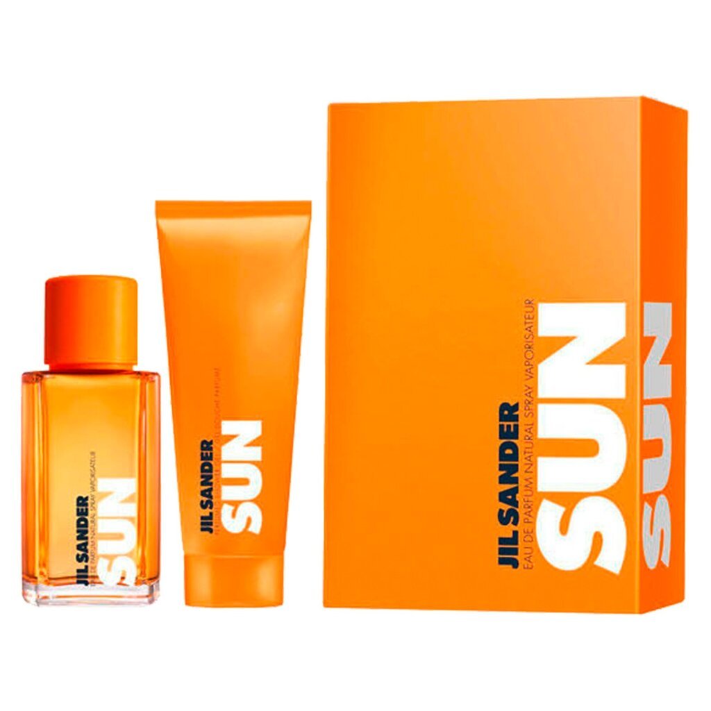 Komplekt Jil Sander Sun naistele: parfüümvesi EDP 75 ml + dušigeel 75 ml hind ja info | Naiste parfüümid | kaup24.ee