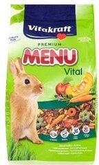 Базовый корм для кроликов Vitakraft Menu, 1 кг цена и информация | Корм для грызунов | kaup24.ee