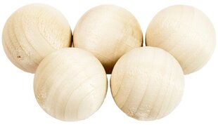 Игрушка для животных деревянный мяч Millamore, 3 см, 2 шт. цена и информация | Игрушки для собак | kaup24.ee