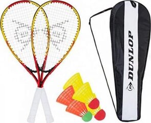 Sulgpallikomplekt Dunlop Speedminton 762091, kollane/punane hind ja info | Dunlop Spordikaubad | kaup24.ee