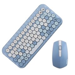 Беспроводные клавиатуры и мышь Mofii Honey 2.4G, синий цена и информация | Клавиатуры | kaup24.ee