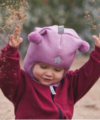 Детская шапка-шлем Kivat 504*22, лаванда, 6419580358335 цена и информация | Шапки, перчатки, шарфы для девочек | kaup24.ee