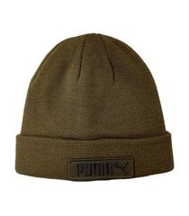 Puma müts Classics Cuff 023434*08, oliiv 4065449746281 hind ja info | Meeste sallid, mütsid ja kindad | kaup24.ee
