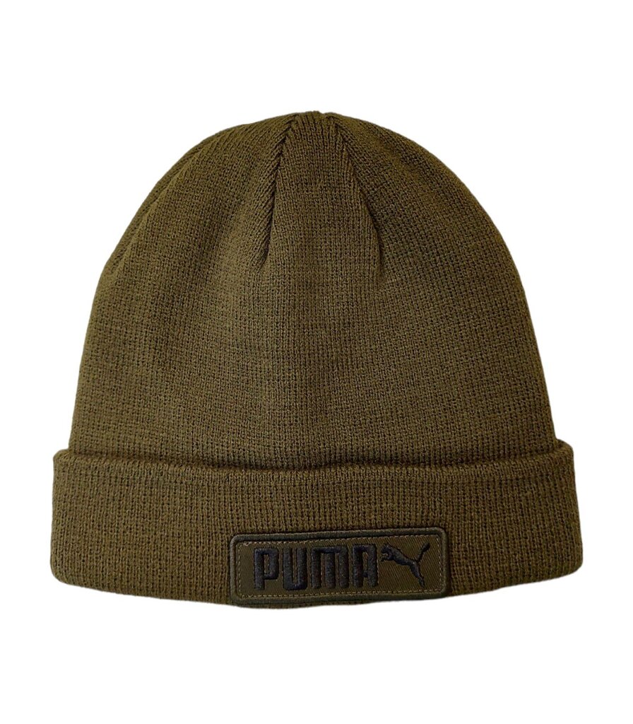 Puma müts Classics Cuff 023434*08, oliiv 4065449746281 цена и информация | Meeste sallid, mütsid ja kindad | kaup24.ee