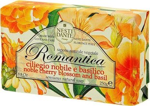 Looduslik seep Nesti Dante Romantica Noble Cherry Blossom And Basil 250 g цена и информация | Мыло | kaup24.ee