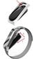 Asendus metallist rihmaga magnetkäevõru rihm Xiaomi Mi Band 3 / 4 / 5 / 6, hõbedase Originaal iStrap цена и информация | Nutikellade ja nutivõrude tarvikud | kaup24.ee