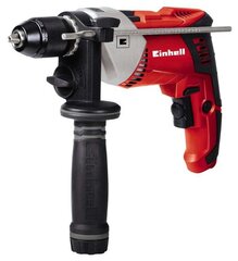 Einhell TE-ID 750/1 E 3000 RPM Keyless 2.3 kg Black, Red, Silver цена и информация | Шуруповерты, дрели | kaup24.ee