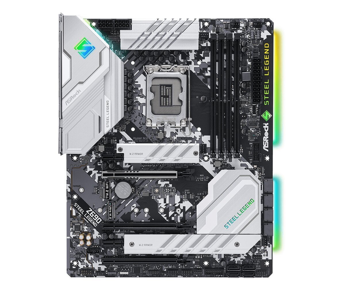 Asrock Z690 Steel Legend Intel Z690 LGA 1700 ATX цена и информация | Emaplaadid | kaup24.ee