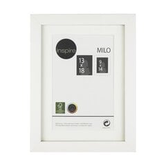 Pildiraam MILO 13x18 cm, valge hind ja info | Pildiraamid | kaup24.ee