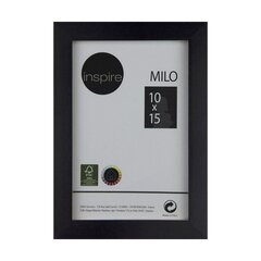 Pildiraam MILO 10x15 cm, must hind ja info | Pildiraamid | kaup24.ee