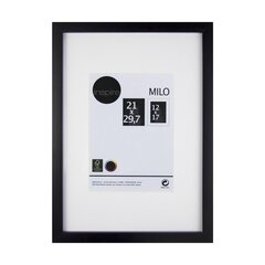 Pildiraam MILO 21x29,7 cm, must hind ja info | Pildiraamid | kaup24.ee