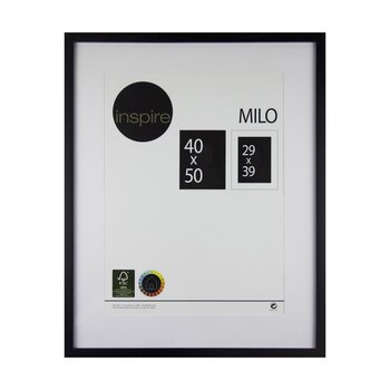 Pildiraam MILO 40x50 cm, must hind ja info | Pildiraamid | kaup24.ee