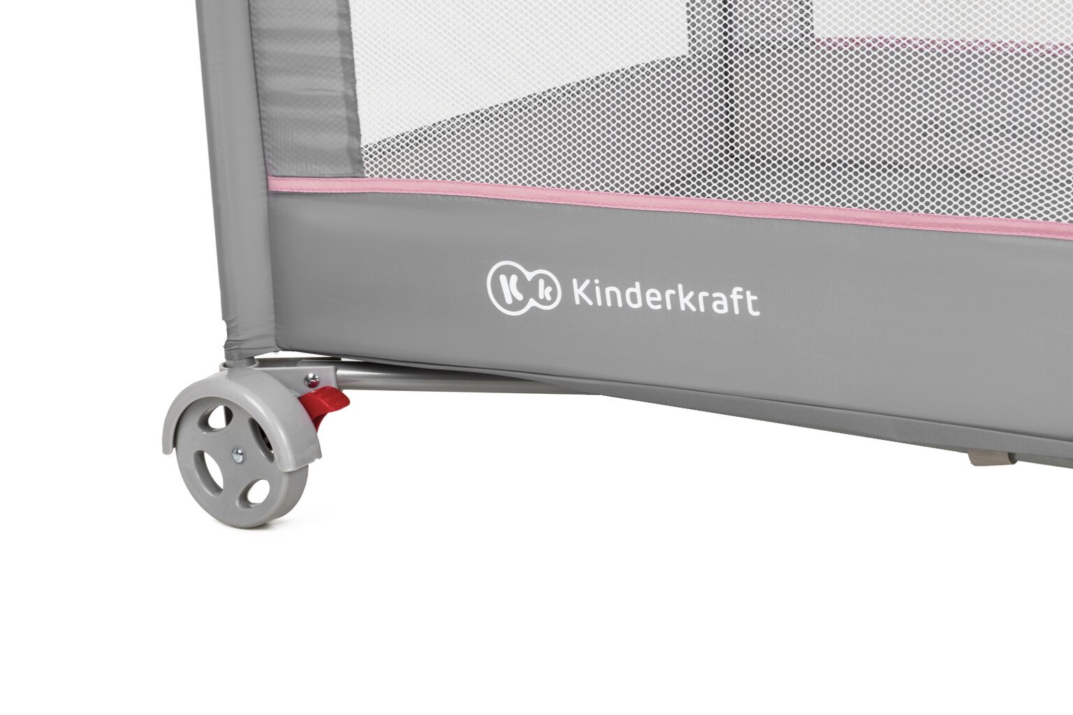 Reisivoodi Kinderkraft Joy, pink hind ja info | Reisivoodid, mänguaedikud | kaup24.ee