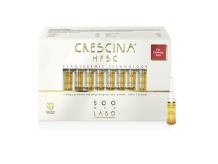 Ампулы для восстановления роста волос Crescina HFSC Transdermic Re-Growth для мужчин, 500, 20 шт. цена и информация | Маски, масла, сыворотки | kaup24.ee