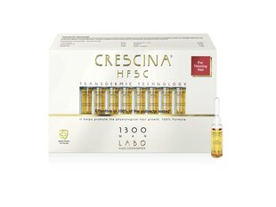 Ампулы для восстановления роста волос Crescina HFSC Transdermic 1300 для мужчин, 20 шт. цена и информация | Маски, масла, сыворотки | kaup24.ee