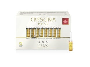 Ампулы для восстановления роста волос Crescina HFSC Transdermic Re-Growth 500 для женщин, 20 шт. цена и информация | Маски, масла, сыворотки | kaup24.ee