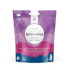 Таблетки для мыла для рук Ben & Anna Natural Hand Soap Purple Sky, 10 шт. цена и информация | Мыло | kaup24.ee