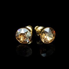 Серьги "Классика (Golden Shadow)" с кристаллами Swarovski™ цена и информация | Серьги | kaup24.ee